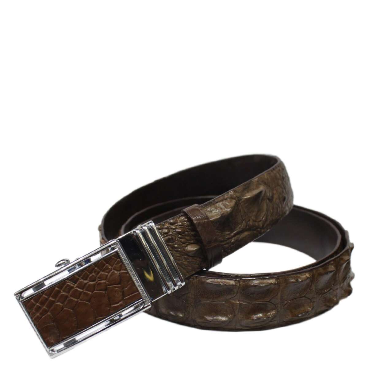 Crocodile leather belt S602e