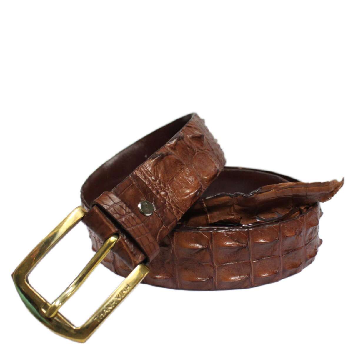 Crocodile leather belt S603a