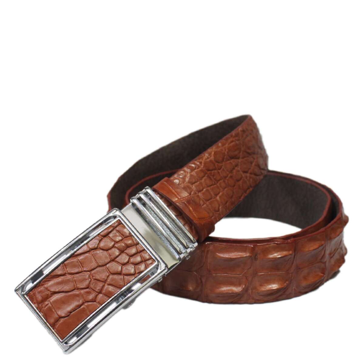 Crocodile leather belt S608a