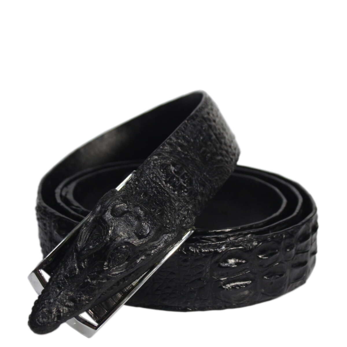 Crocodile leather belt S613a